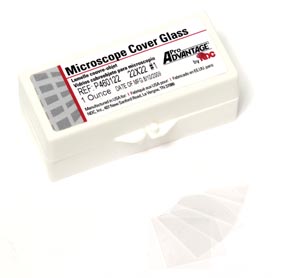 Cover Glass, 22mm x 22mm, Thickness No. 1 (0.13 to 0.17mm) ProAdvantage (1 OZ/BX 10BX/CS) by Pro Advantage  ID P460122
